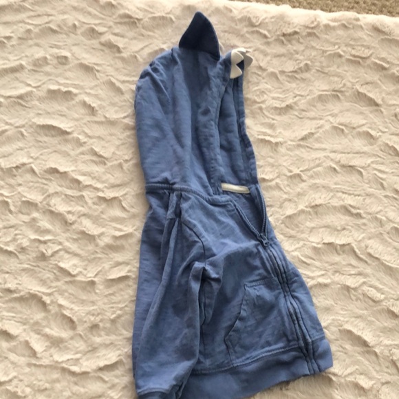 Carter's Blue Zip-Up Hoodie Sweatshirt - Picture 7 of 8